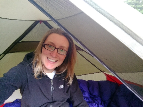 Me in tent